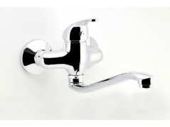 Nástenná batéria 100 mm Titania Iris chróm 82071-0