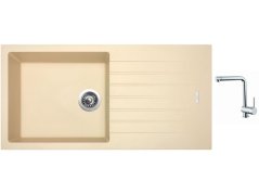 Set Sinks PERFECTO 1000 Sahara + baterie Sinks MIX 3 chrom Set Sinks PERFECTO 1000 Sahara + baterie Sinks MIX 3 chrom