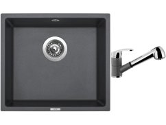 Set Sinks FRAME 457 Titanium + baterie Sinks LEGENDA S Titanium Set Sinks FRAME 457 Titanium + baterie Sinks LEGENDA S Titanium