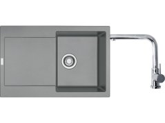 Set Franke MRG 611 Šedý kameň + Franke FN 0147 Chróm