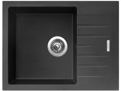 Granitový drez Sinks PERFECTO 650 Pureblack
