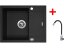 Sinks LINEA 600 XC Granblack + Elasta nerez/černá