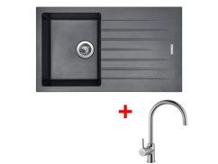 Set Sinks Perfecto 860 Titanium + Vitalia