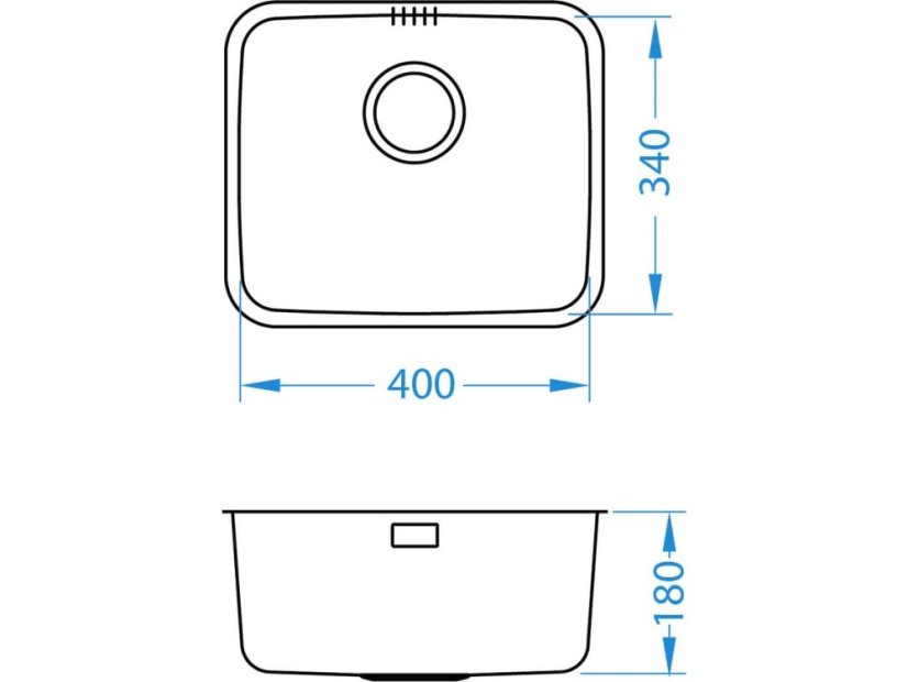 Nerezový drez Alveus Luno 20