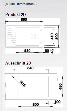 Granitový drez Blanco ELON XL 8 S Biela soft