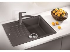 Granitový drez Blanco ZIA 45 S Compact čierna s excentrom