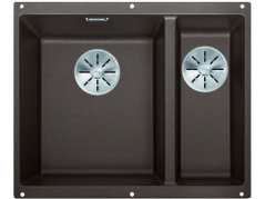 Granitový drez Blanco SUBLINE 340/160 U InFino káva bez tiahla drez vľavo Granitový drez Blanco SUBLINE 340/160 U InFino káva bez tiahla drez vľavo