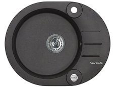 Granitový drez Alveus Roll 40 Čierna