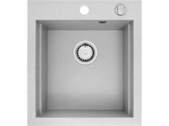 Granitový drez Pyramis Siros 47 x 51,5 Sivá