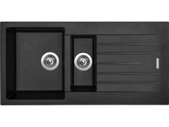 Granitový drez Sinks PERFECTO 1000.1 Pureblack