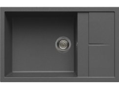 Granitový dřez Elleci Unico 310 Dark grey K99