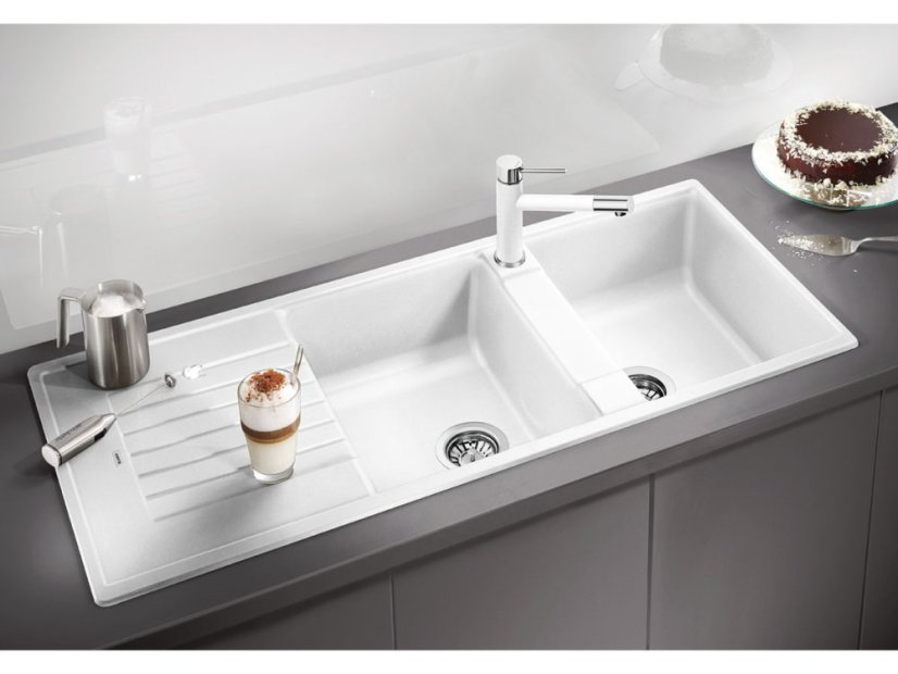 Granitový dřez Blanco ZIA 8 S Kávová