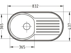 Nerezový drez Alveus Form 40