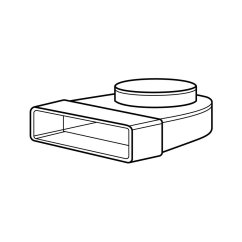 Přechod.koleno 125/204x60