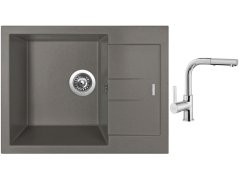 Set Sinks AMANDA 650 Truffle + baterie Sinks ENIGMA S chrom