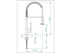 Kuchyňská baterie Alveus Molla