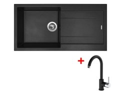 Set Sinks Amanda 990 Nanoblack+MIX 35 Nanoblack