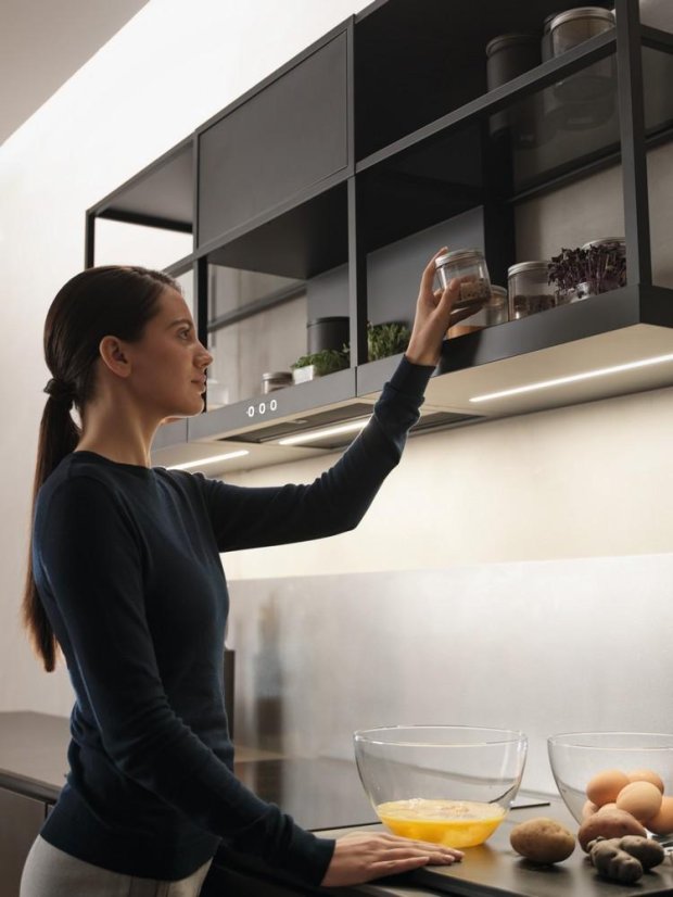 Komínová digestoř Faber MODULAR BK MATT F60