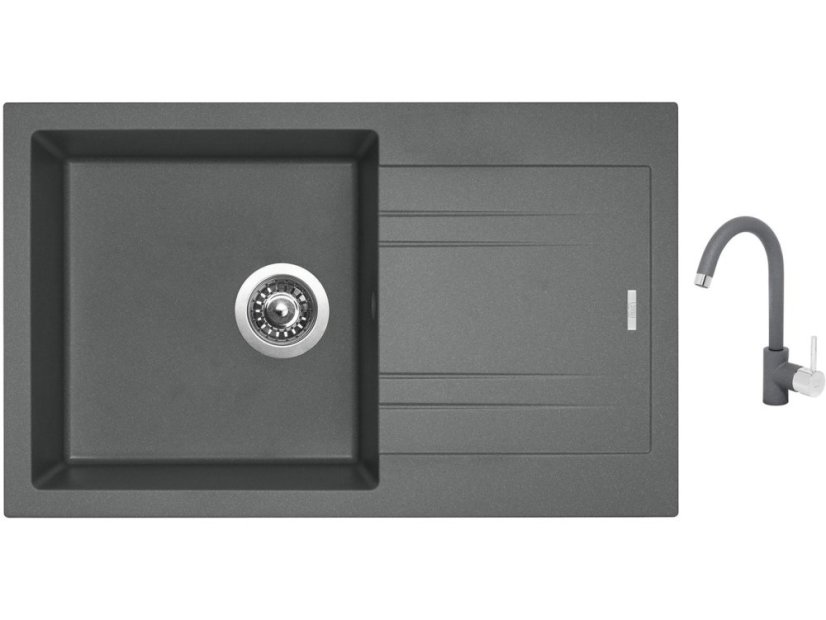 Set Sinks LINEA 780 N Titanium + baterie Sinks MIX 35 Titanium