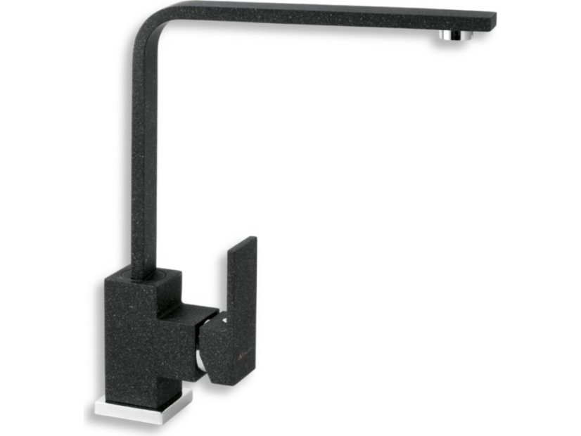 Dřezová baterie Novaservis Edge granit-černý 2