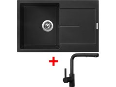 Sinks ULTIMA 790 Pureblack + ENIGMA S čierná matná