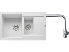 Set Franke MRG 651-78 Biela-ľad + Franke FN 0147 Chróm