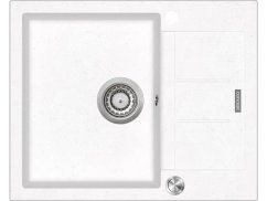 Granitový dřez Concept DG05C45wh Cubis Bílý