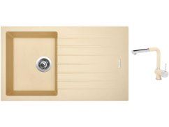 Set Sinks PERFECTO 860 Sahara + baterie Sinks MIX 3 P Sahara