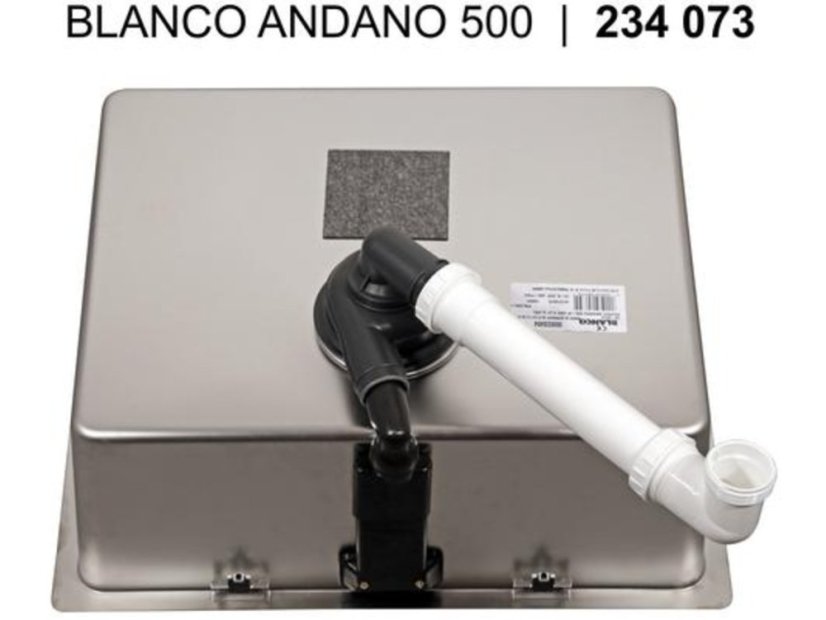 Nerezový drez Blanco Andano 500 IF bez tiahla