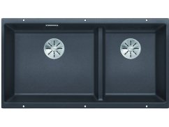 Granitový drez Blanco SUBLINE 480/320 U InFino sivá skala drez vľavo bez tiahla