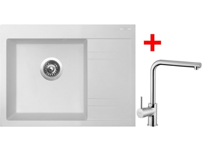 Set Sinks Rim 650 L Milk + Elka