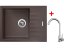 Sinks PERFECTO 650 Marone + ARCO celonerezová