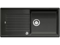 Granitový drez Blanco ZIA XL 6 S čierna s excentrom