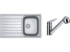 Set Franke SKX 611-86 Nerez + baterie Franke FC 9547 Chrom