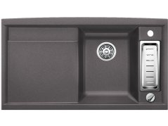 Granitový drez Blanco AXIA II 5 S-F sivá skala drez vpravo s excentrom prísluš. Granitový drez Blanco AXIA II 5 S-F sivá skala drez vpravo s excentrom prísluš.