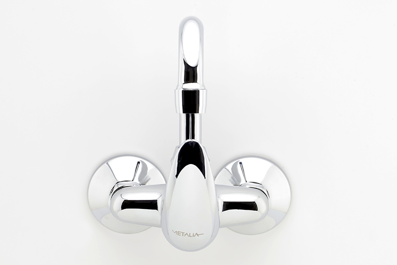 Drezová batéria 100 mm Metalia 55 chróm