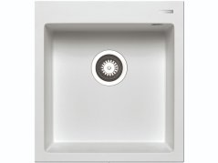 Granitový drez Pyramis Istros 46 x 50 1B Biela