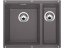 Granitový drez Blanco SUBLINE 340/160 U Sivá skala, ľavý, bez tiahla
