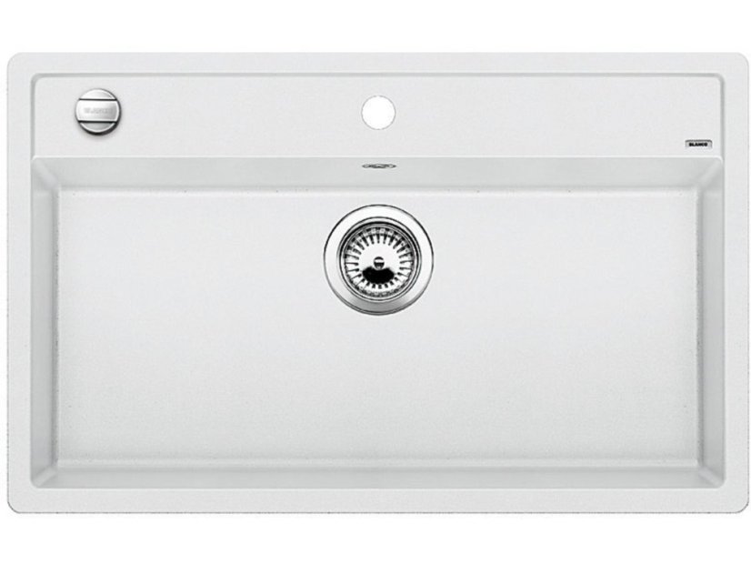 Granitový drez Blanco DALAGO 8 biela s excentrom