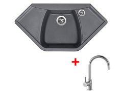 Set Sinks Naiky 980 Titanium + Vitalia Set Sinks Naiky 980 Titanium + Vitalia