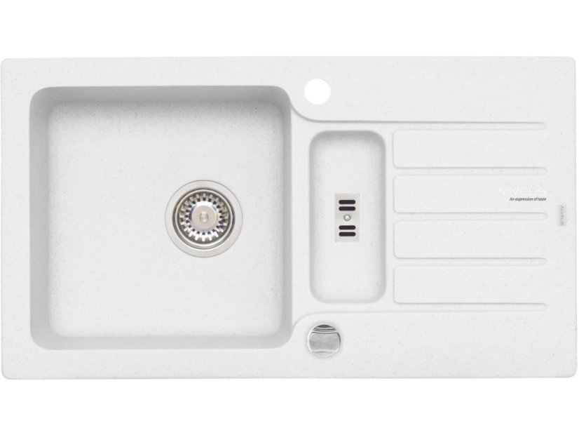 Granitový drez Alveus NIAGARA 70 biela