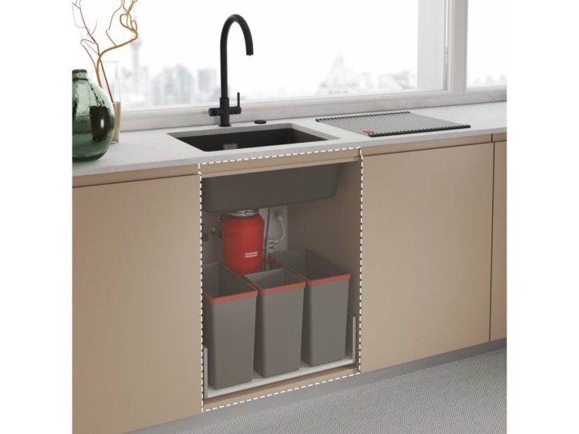 Dřezová baterie FrankeFC 3080.901 LINA CLEAR WATER 2.0 Matná černá