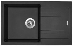 Granitový dřez Sinks Linea 780 N Metalblack