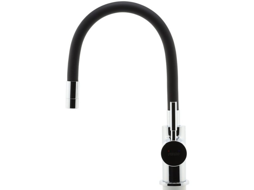 Drezová stojanková batéria Ferro Chrom/Čierna