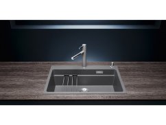 Granitový drez Blanco ETAGON 8 Tartufo, s excentrom