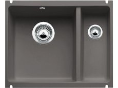 Blanco SUBLINE 350/150 U Keramika basalt s tiahlom drez vľavo