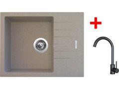 Sinks PERFECTO 650 Avena + ARCO černá matná