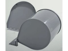 Vestavný odpadkový koš Elletipi RING - na dvířka, 10 L, plastový - 2