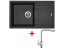 Sinks LINEA 780 Metalblack + Elka