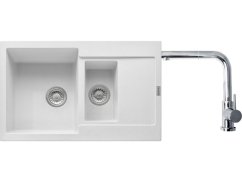 Set Franke MRG 651-78 Bílá-led + Franke FN 0147 Chrom